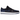 Air Jordan 1 Retro Low OG Mystic Navy sneakers set fra siden med mørkeblå ruskindspartier, sort læder og hvid mellemsål med Swoosh