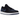 Air Jordan 1 Retro Low OG Mystic Navy sneakers set fra siden med hvid læderoverdel, marineblå overlays og klassisk gummisål