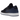 Air Jordan 1 Retro Low OG Mystic Navy sneakers i en flot profilvisning med mørkeblå ruskindsoverlays, hvid læderbase og sort Swoosh