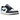 Air Jordan 1 Low OG Obsidian UNC sneakers i en stilfuld sideprofil med mørkeblåt læder, lyseblå detaljer og klassisk hvid mellemsål samt ydersål.