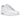Nike Air Max 90 Leather Triple White sneakers i hvidt læder med ikonisk design, sideprofil med synlig Air-enhed og klassiske snørebånd.