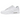 Nike Air Max 90 Leather Triple White sneakers i hvidt læder, vist fra siden med den klassiske synlige Air-støddæmpning og ikonisk swoosh-logo.