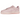 Nike Air Force 1 Low x Drake Pink Foam sneakers i sideprofil med fuld lyserød læderoverdel, matchende sål og hvide snørebånd.