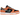 Nike Dunk Low Ceramic sneakers i en vinklet visning med en sort overdel, orange swoosh, grønne detaljer og en hvid sål