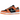 Nike Dunk Low Ceramic sneakers i en profilvisning med overdel i mørkegrøn og sort ruskind samt livlige orange detaljer på snuden og hælen.