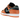 Nike Dunk Low Ceramic sneakers set fra siden med sorte læderoverlejringer, orange detaljer på snørebånd, swoosh og sål samt grøn tåboks.
