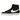 Nike Blazer Mid 77 Black White sneakers set fra siden med sort ruskindsoverdel, hvidt læder-swoosh og klassisk gummisål