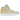Air Jordan 1 Mid Mixed Textures Yellow sneakers i en flot profilvinkel med en kombination af gul og sort læder og ruskind samt ikonisk logo