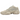 Adidas Yeezy 500 Blush sneakers i profil, der viser den beige ruskinds- og mesh-overdel samt den markante AdiPRENE-sål med detaljeret snøring.