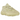 Adidas Yeezy 500 Super Moon Yellow sneakers i sideprofil, der viser den ikoniske chunky overdel i ruskind og mesh i en unik gullig nuance.