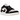 Air Jordan 1 Low Black Guava Ice (White Midsole) sneakers set fra siden med sort og lyserød overdel, hvid mellemsål og klassisk Nike Swoosh