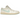 Air Jordan 1 Low Sail Igloo sneakers set fra siden i en hvid og lysegrøn farvekombination med klassisk Swoosh og perforeret tåboks.