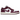 Air Jordan 1 Low Bordeaux sneakers i sideprofil med hvide læderpaneler, bordeaux overlays, matchende swoosh og hvid mellemsål