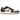 Air Jordan 1 Low Shadow Brown sneakers i profilvisning med en blanding af brun nubuck, sort læder og klassisk hvid mellemsål
