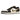 Air Jordan 1 Low Shadow Brown sneakers i profilvisning med brune læderdetaljer, sort swoosh, hvid mellemsål og brun ydersål.