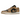 Air Jordan 1 Low Desert sneakers set fra siden med beige læderoverdel, matchende snørebånd og det ikoniske hvide Swoosh på siden