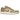 Air Jordan 1 Low Rattan Sail Desert sneakers i profilvisning med beige overlæg, cremet læderoverdel og det ikoniske Nike Swoosh-logo.