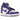 Nike Dunk High SP Varsity Purple sneakers i sideprofil, med glansfuldt lilla læderoverlæg, hvid læderbase og en klassisk hvid mellemsål.