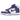 Nike Dunk High SP Varsity Purple sneakers i en sideprofil med hvide læderpaneler, lilla overlays og en klassisk gummisål
