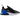 Nike Air Max 270 Black Light Photo Blue sneakers i profilvisning med sort overdel, lyseblå Air-enhed i hælen og hvid mellemsål