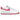 Nike Air Force 1 Low 07 Next Nature Aster Pink sneakers i profil, der viser hvid overdel med lyserøde Swoosh-detaljer og en klassisk gummisål.