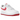 Nike Air Force 1 Low 07 Next Nature Aster Pink sneakers i sideprofil med hvid læderoverdel, lyserødt swoosh og klassisk gummisål
