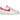 Nike Air Force 1 Low 07 Next Nature Pale Ivory University Red sneakers sideprofil med cremefarvet overdel og kontrasterende rød swoosh og hæl