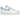 Nike Air Force 1 Low 07 Next Nature Pale Ivory University Blue sneakers i sideprofil, der viser hvide læderdetaljer, lyseblåt swoosh og en chunky hvid gummisål.