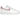 Nike Air Force 1 Low 07 Next Nature Elemental Pink sneakers i sideprofil, der viser den hvide læderoverdel og de lyserøde Swoosh-detaljer