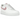 Nike Air Force 1 Low 07 Next Nature Elemental Pink sneakers i sideprofil med klassisk hvid læderoverdel og bløde lyserøde Swoosh-detaljer