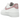 Nike Air Force 1 Low 07 Next Nature Elemental Pink sneakers i sideprofil med lyserøde detaljer, klassisk hvid overdel og robust gummisål