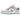 Nike SB Dunk Low Sean Cliver sneakers i vinklet profil med lyseblå ruskindspartier, gylden Swoosh, hvid sål og detaljer i guld-glitter.