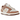 Nike Dunk Low Medium Curry sneakers set fra siden med lysebrun ruskindsoverdel, hvide læderdetaljer og matchende gummiydersål