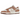 Nike Dunk Low Medium Curry sneakers set fra siden med hvide læderpaneler, brune ruskindsoverlejringer og en lys sål