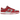 Nike Dunk Low Retro UNLV sneakers i en klassisk vinklet profil med grå læderbase, røde overlag og en matchende rød Nike Swoosh og sål.