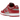 Nike Dunk Low Retro UNLV sneakers set fra siden med rød læderoverdel, grå base, hvide snørebånd og rød swoosh-detalje