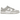 Nike Dunk Low Grey Fog sneakers i en klassisk sideprofil med grå læderoverlays, hvid base, hvide snørebånd og grå ydersål