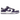 Nike Dunk Low Court Purple sneakers set fra siden med hvide læderpaneler, lilla detaljer og en matchende hvid og lilla gummisål