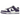 Nike Dunk Low Court Purple sneakers set fra siden med hvid læderbase, lilla overlays, matchende swoosh og hvid mellemsål.