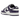 Nike Dunk Low Court Purple sneakers set fra siden med hvid læderoverdel, lilla detaljer, matchende swoosh og hvid mellemsål.