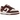 Nike Dunk Low Team Red sneakers i sideprofil med klassisk bordeaux rød læderoverdel, hvid mellemsål og bordeaux ydersål