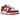 Nike Dunk Low USC sneakers i vinklet profil med den klassiske røde og gule læderoverdel, hvid mellemsål og rød ydersål.