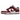 Nike Dunk Low Bordeaux sneakers set fra siden med læderpaneler i bordeaux og hvid samt bordeaux swoosh og matchende sål