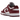 Nike Dunk Low Bordeaux sneakers set fra siden med bordeaux overlays, hvid læder base, klassisk gummisål og bordeaux snørebånd.