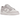 Nike Dunk Low Venice sneakers i sideprofil, der viser det klassiske læderdesign med bløde violette overlays på en hvid base med matchende sål.