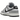 Nike Dunk Low Light Smoke Grey sneakers set fra siden med grå overlays, hvid læderbase, grå swoosh og matchende gummiydersål