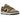 Nike Dunk Low Dark Driftwood sneakers i profilvisning med overdel i mørkebrun ruskind og kontrastfyldt hvid sål med detaljeret snøring.