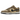 Nike Dunk Low Dark Driftwood sneakers i profilvisning med overdel i brun ruskind, matchende snørebånd og hvid mellemsål