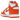 Nike Dunk High Syracuse (2021) sneakers i vinklet profil med orange og hvidt læderdesign, klassiske snørebånd og hvid gummisål