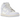 Nike Dunk High Sail Football Grey sneakers sideprofil i en lys, todelt farvekombination med grå overlays og klassisk hvid mellemsål
